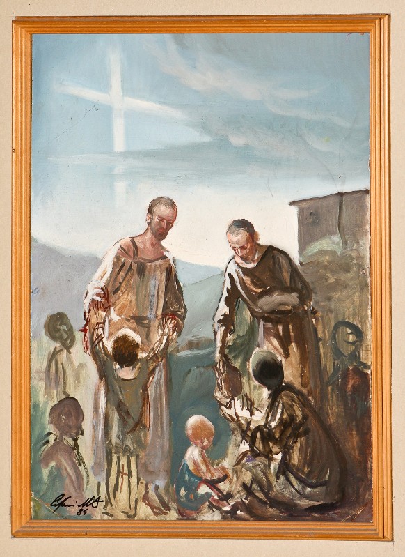 Cifariello Alfredo (1984), Dipinto raffigurante i Santi Gervasio e Protasio