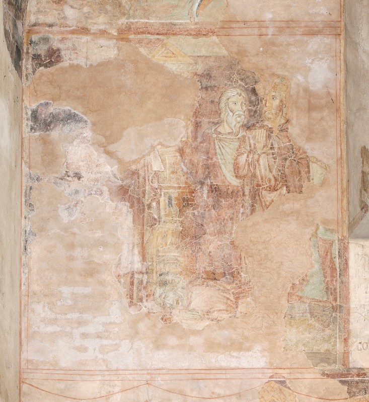 Corso di Buono (1284), Dipinto murale con San Giovanni Evangelista