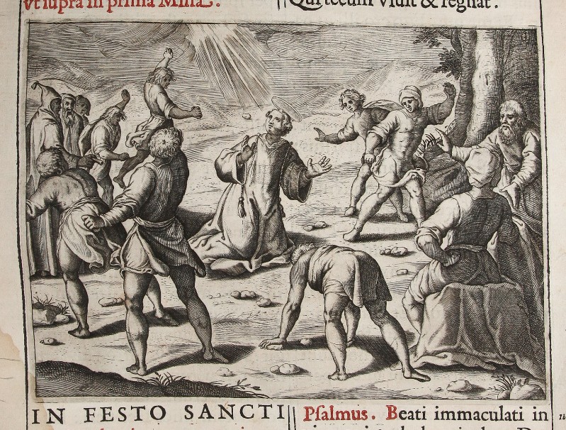 Ambito romano (1620), Martirio di Santo Stefano