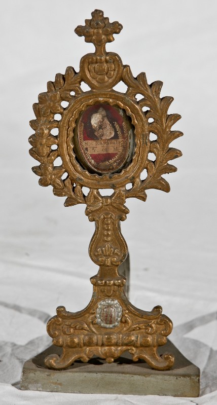 Bottega toscana sec. XIX, Reliquiario a ostensorio di Santa Reparata