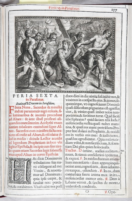 Baronio (1662), Incontro con Santa Veronica