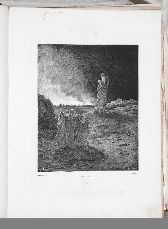 Dorè P. G. - Pisan H. J. (1869), Lot e la famiglia fuggono da Sodoma