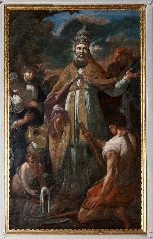 Bottega toscana secc. XX-XXI, Cornice del dipinto di San Clemente papa