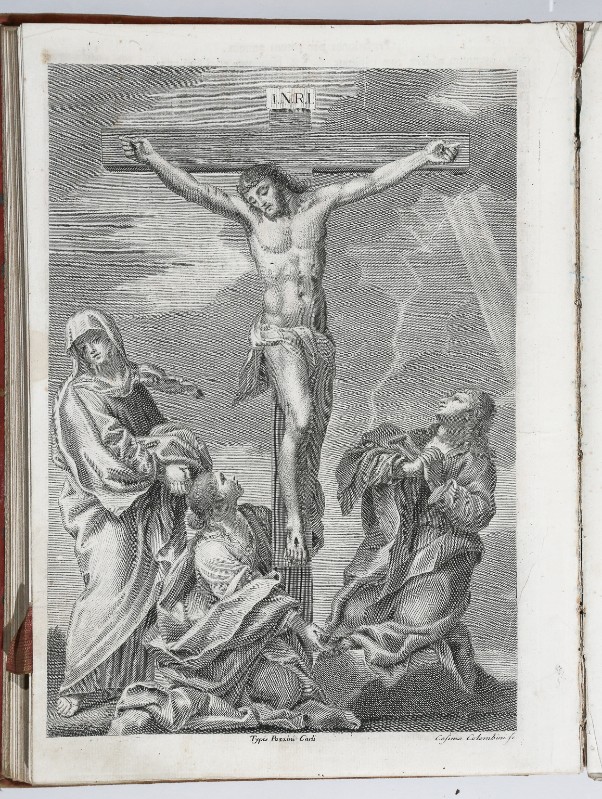 Colombini Cosimo (1770-1780), Stampa raffigurante la Crocifissione