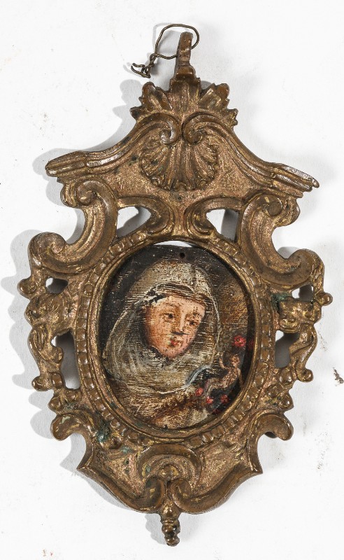 Bottega toscana sec. XVIII, Miniatura di Santa Caterina de' Ricci