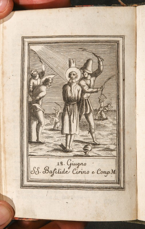Ambito Italia centrale sec. XVIII, Santi Basilide Cirino e compagni martiri