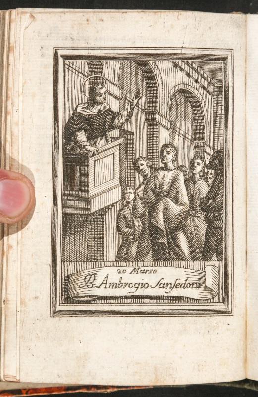 Ambito Italia centrale sec. XVIII, Beato Ambrogio Sansedoni