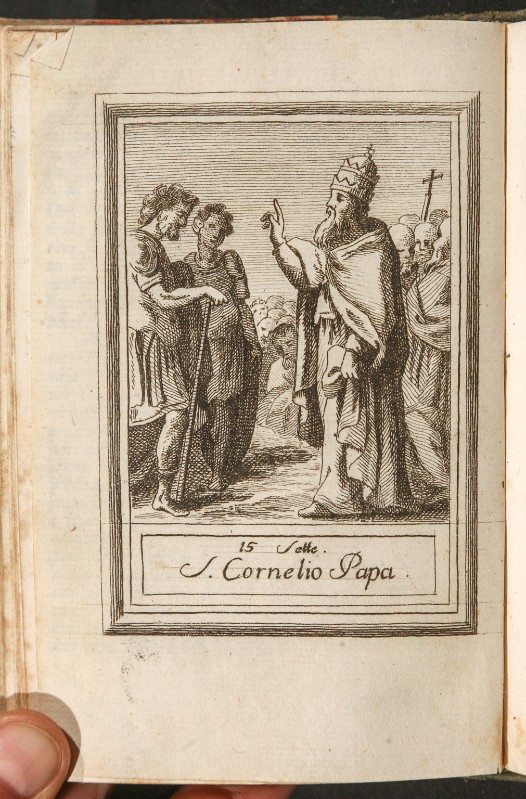 Ambito Italia centrale sec. XVIII, San Cornelio papa
