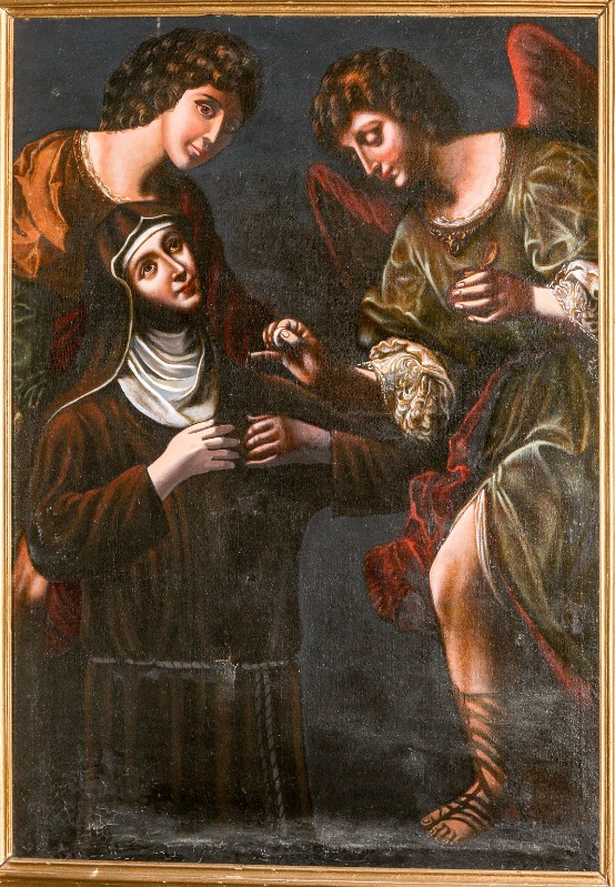 Bottega toscana sec. XVII, Dipinto con Santa Giuliana Falconieri