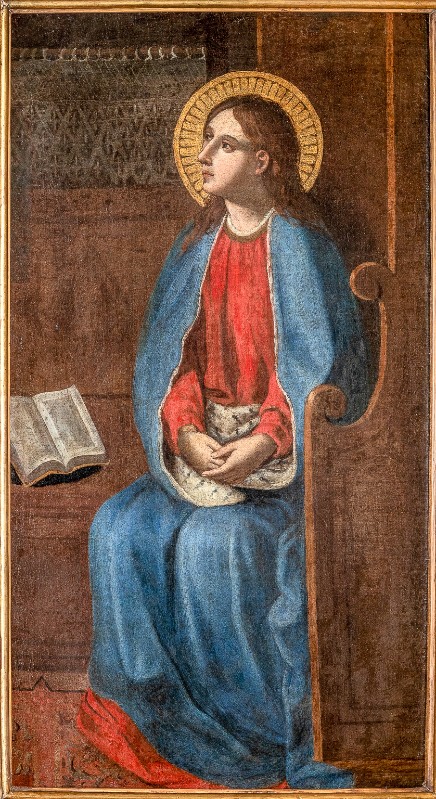 Ambito fiorentino sec. XIX, Annunciazione ad olio su tela
