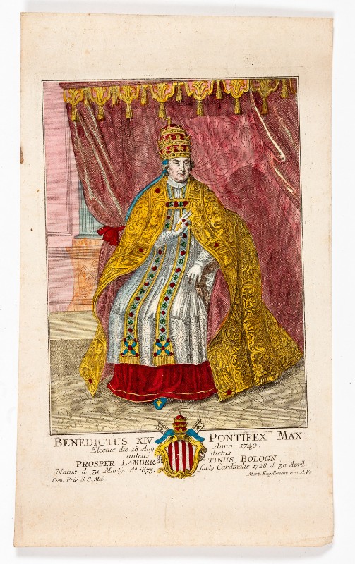Engelbrecht M. sec. XVIII, Papa Benedetto XIV