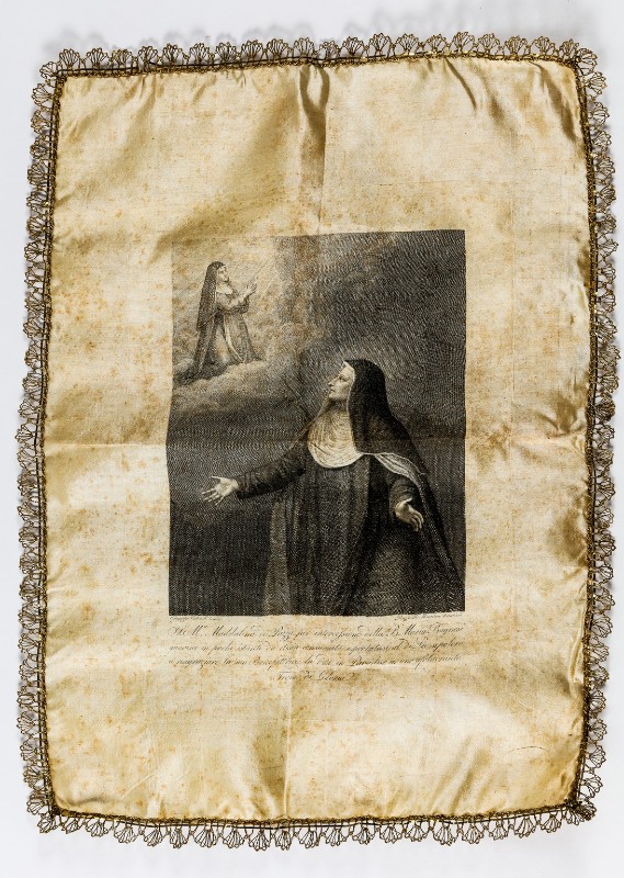 Calendi G. - Morghen R. sec. XIX, Visione di Santa Maria Maddalena de' Pazzi