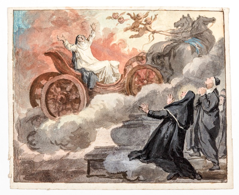Piattoli G. (1804), Beata Bagnesi sopra un carro di fuoco