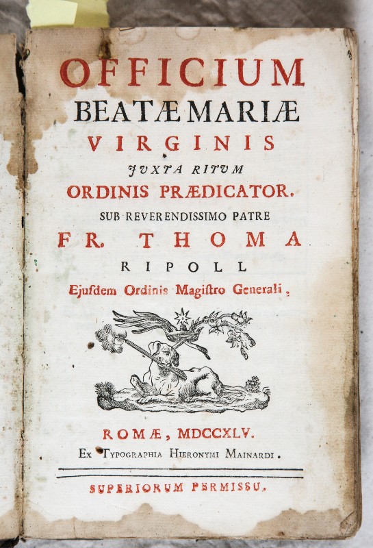Mainardi Girolamo (1745), Frontespizio