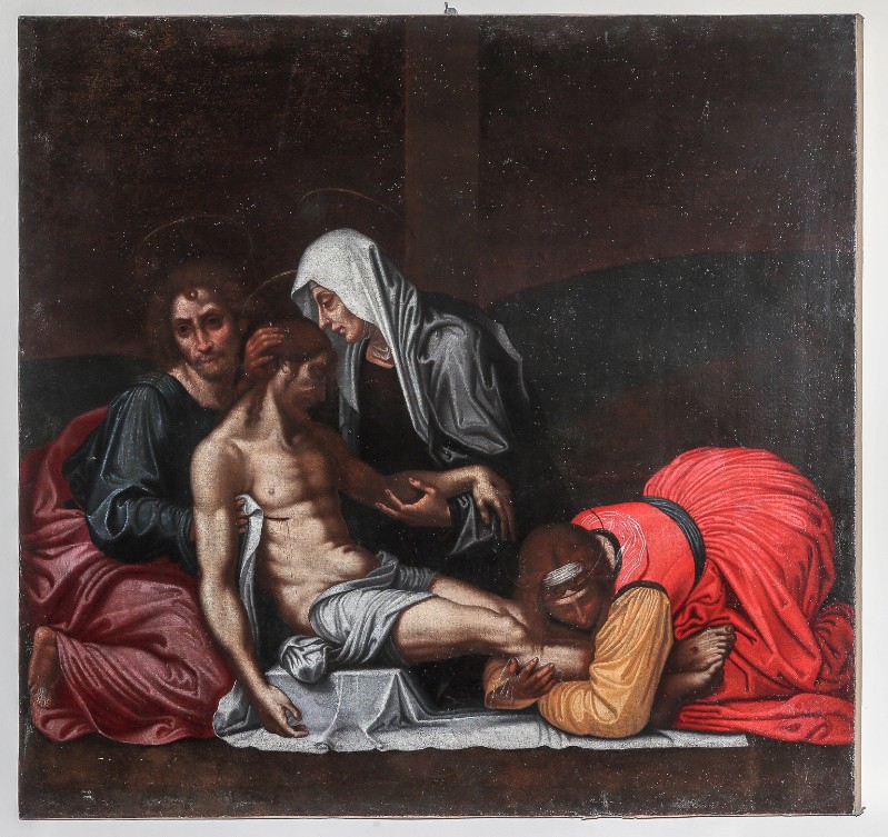 Ambito toscano secc. XVI-XVII, Compianto su Gesù Cristo morto