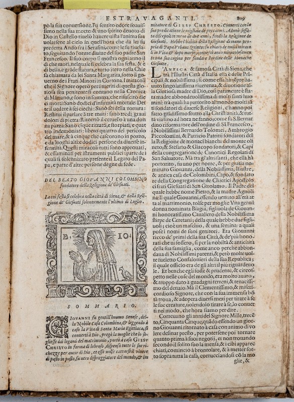 Ambito veneziano (1591), Beato Giovanni Colombini