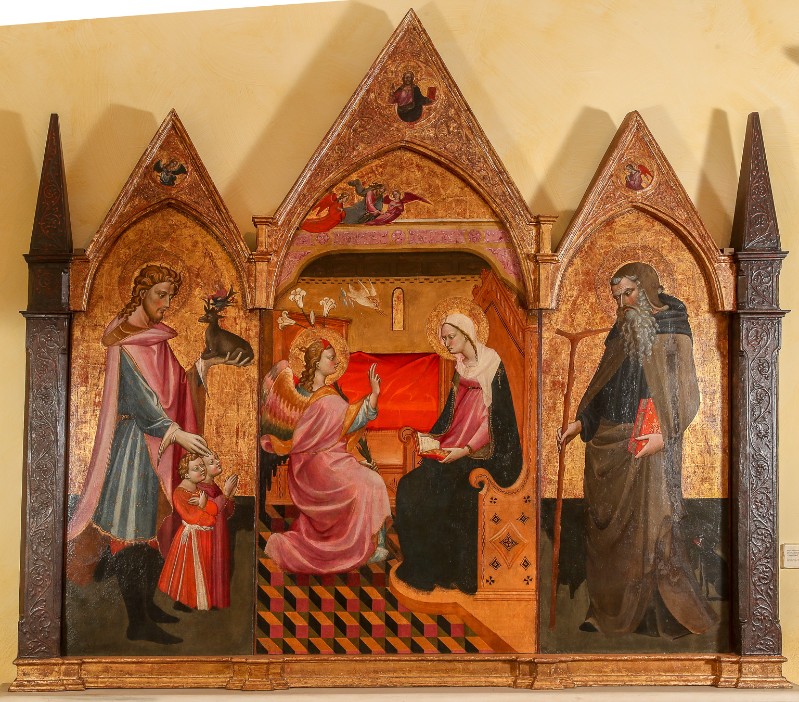 Bottega fiorentina inizio sec. XV, Cornice di trittico