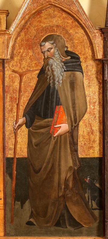 Giovanni dal Ponte inizio sec. XV, Dipinto con Sant'Antonio Abate
