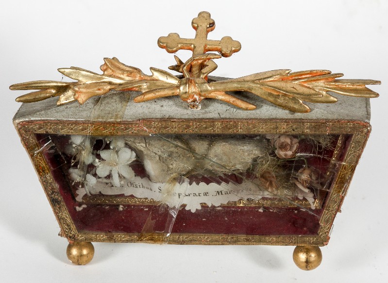 Bottega fiorentina sec. XVIII, Reliquiario a urna di Santa Reparata