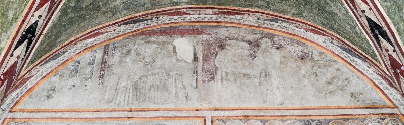Cenni di Francesco fine sec. XIV-inizio sec. XV, Dipinto murale con vestizione