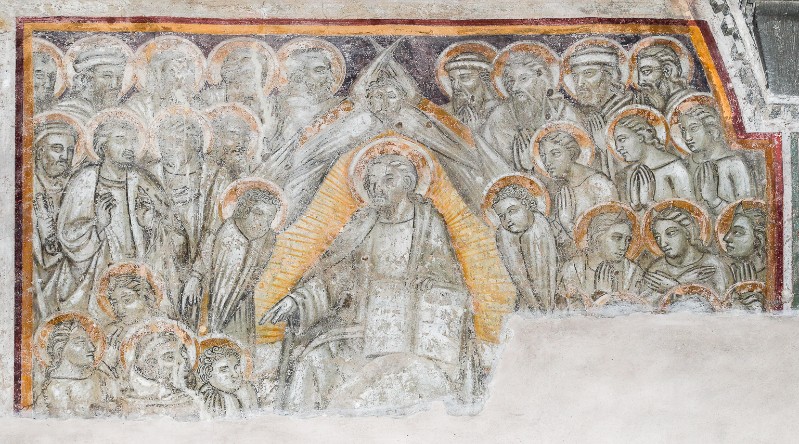 Cenni di Francesco fine sec. XIV-inizio sec. XV, Dipinto murale la gloria