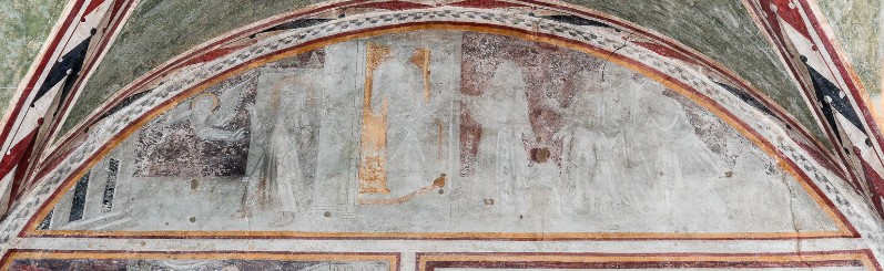 Cenni di Francesco fine sec. XIV-inizio sec. XV, Dipinto murale lunetta