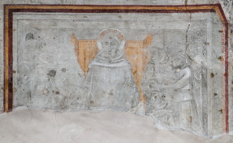 Cenni di Francesco fine sec. XIV-inizio sec. XV, Dipinto murale con cornice