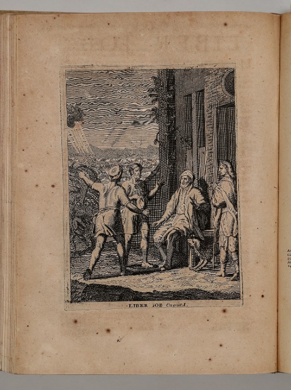 Scuola fiamminga (1715), Giobbe apprende la sua rovina