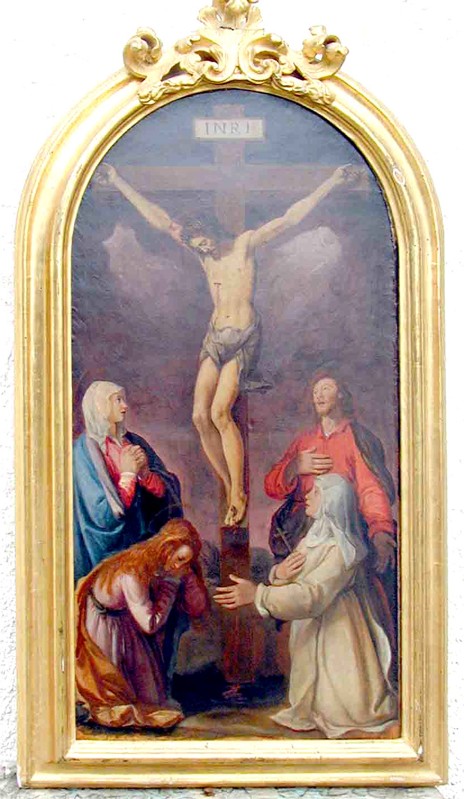 Santi di Tito sec. XVI, Crocifissione e santi