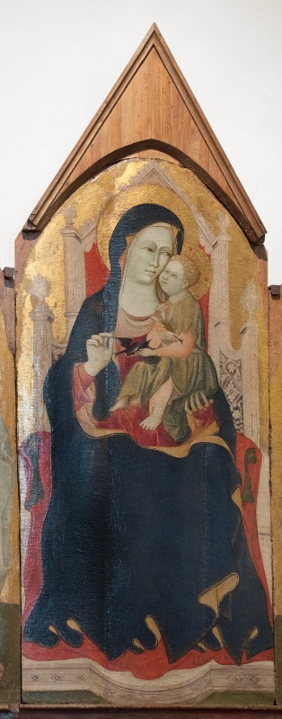 Maestro di Montefloscoli sec. XV, Madonna col Bambino