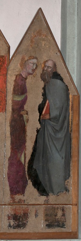 Lorenzo di Bicci sec. XV, San Giovanni Gualberto (?) e Sant'Antonio Abate