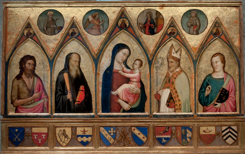 Daddi B. (1333), Polittico con Madonna col Bambino e santi