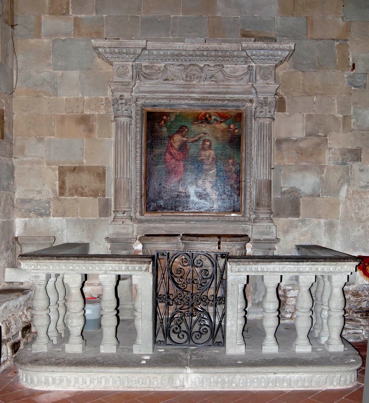 Maestranze toscane sec. XVI, Altare del Fonte Battesimale