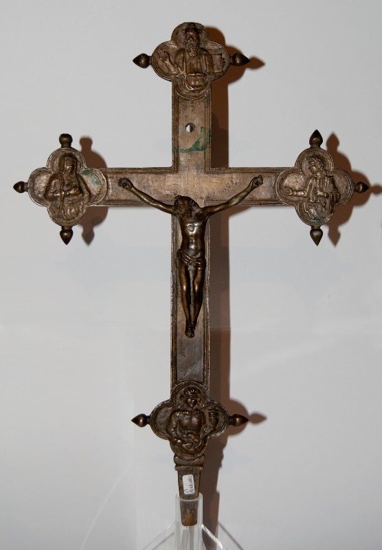 Bott. toscana sec. XVII, Croce processionale bronzea
