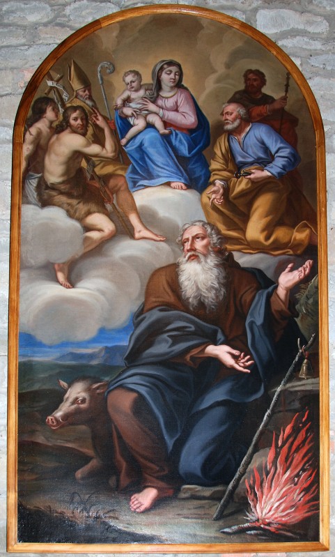 Scuola toscana sec. XVIII, Madonna in gloria e santi