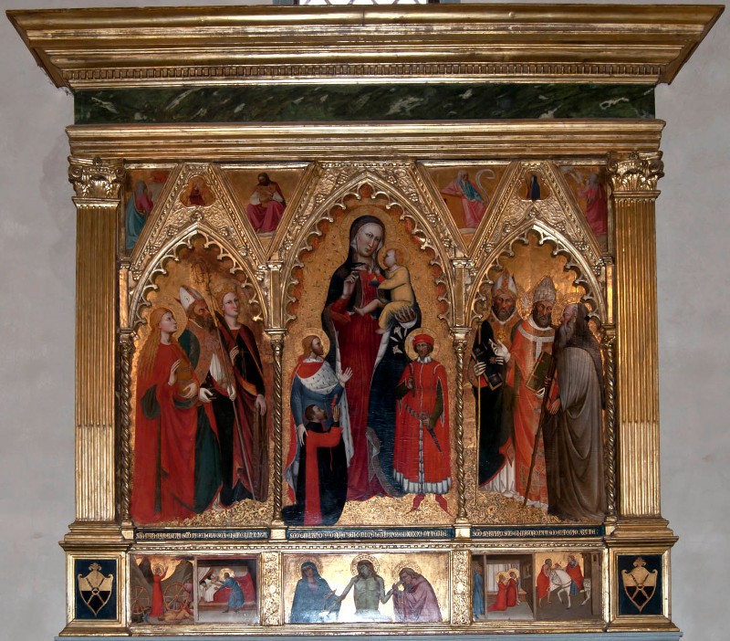 Francesco di Michele sec. XIV, Madonna con Bambino e Santi