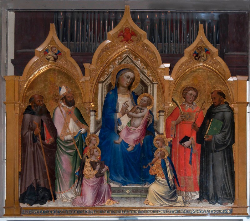 Mariotto di Nardo (1389), Madonna col Bambino e santi