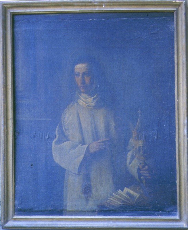 Attribuito a Curradi F. sec. XVII, Santa Chiara di Assisi