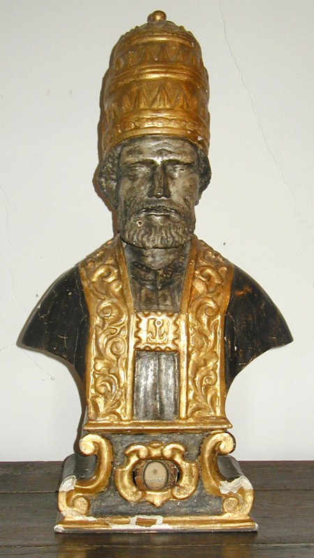 Bott. toscana sec. XVIII, Busto reliquiario di San Clemente
