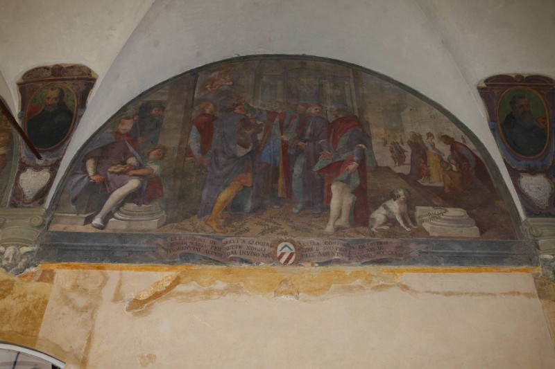 Il Poccetti sec. XVII, Apparizione della Madonna ai sette santi fondatori