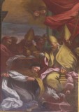 Pittore fiorentino sec. XVII-XVIII, San Silvestro papa battezza Costantino