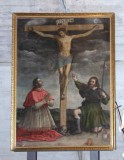 Naldini Giovan Pietro (1632), Crocifisso con san Rocco e san Carlo Borromeo