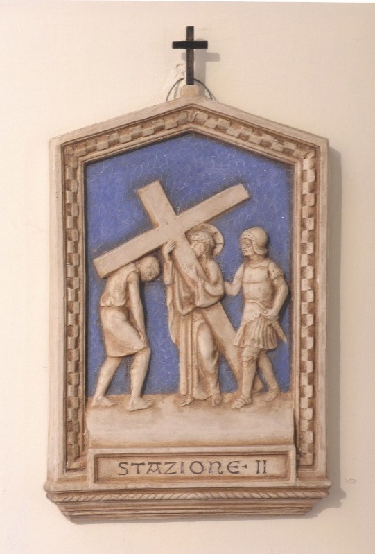 Donati Raffaello (1940), Gesù è caricato della croce
