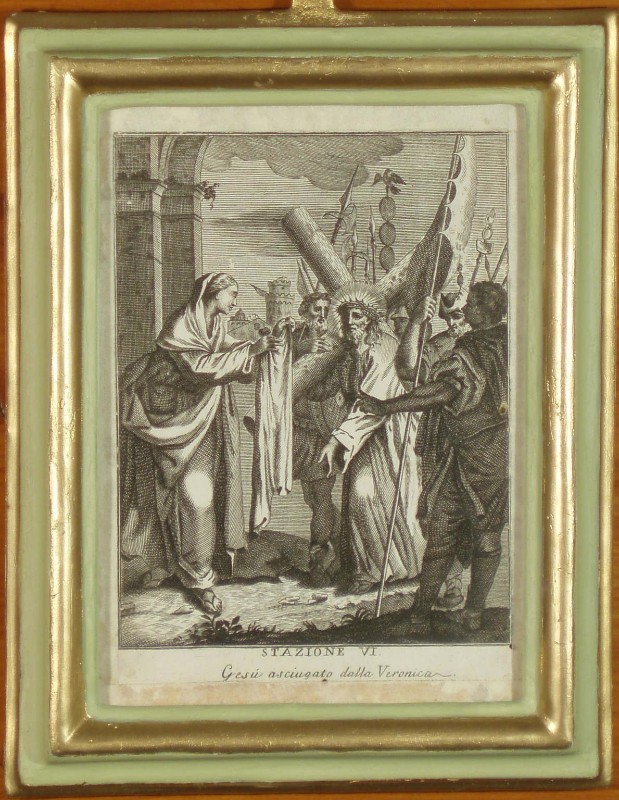Bottega fiorentina sec. XVIII, Gesù asciugato dalla Veronica