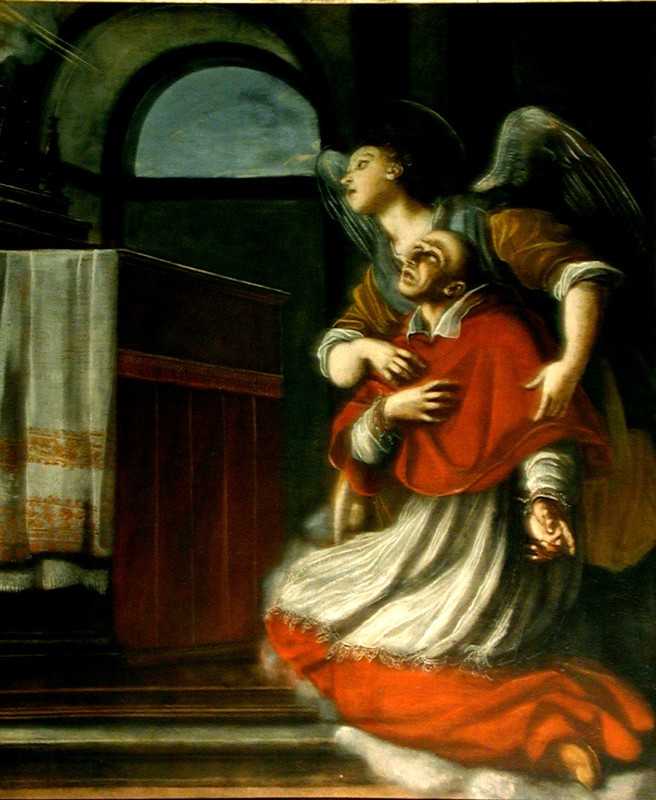 Parenti Stefano (1630), Visione di San Carlo Borromeo