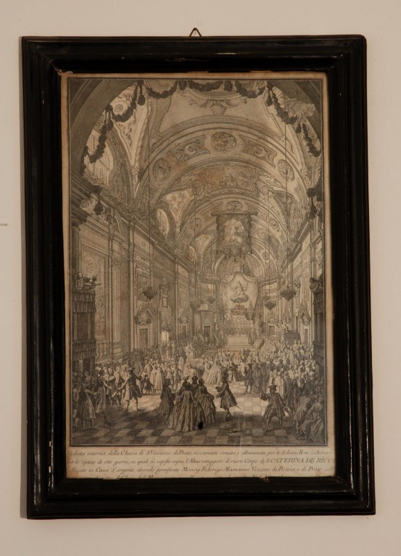 Zocchi Giuseppe (1746), Veduta interna della chiesa di San Vincenzo di Prato