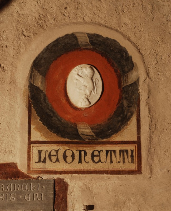 Bottega pratese sec. XVIII, Sepoltura dei Leonetti