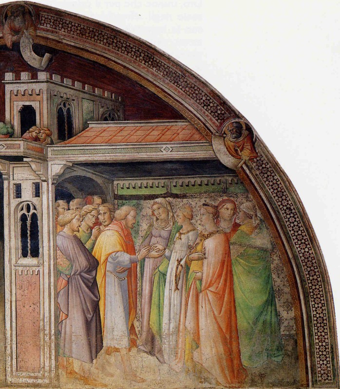 Gaddi Agnolo (1392-1395), Sposalizio di Michele con Maria