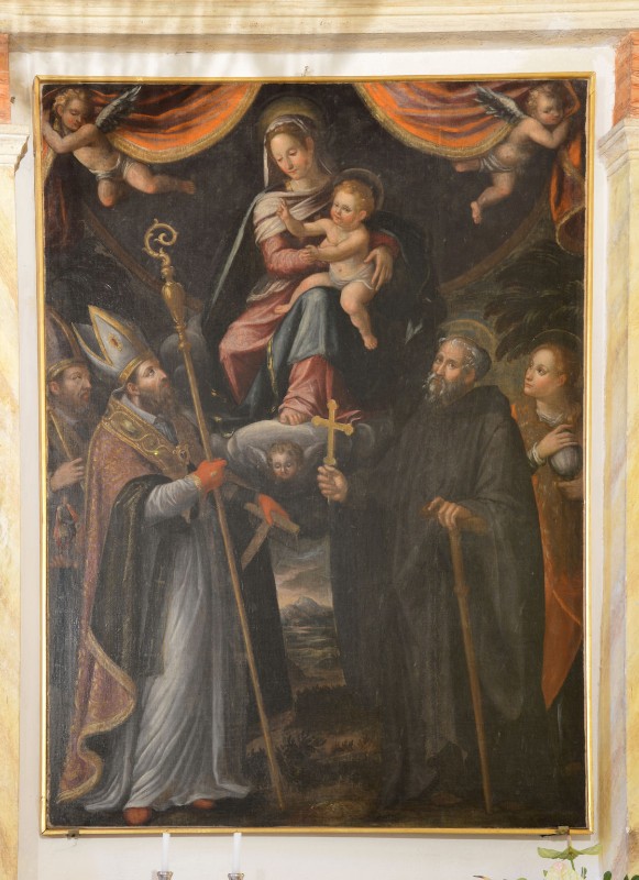 Scuola fiorentina sec. XVII, Madonna col Bambino e Santi