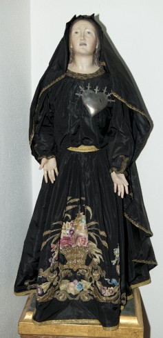Bottega toscana sec. XVIII, Statua della Madonna addolorata